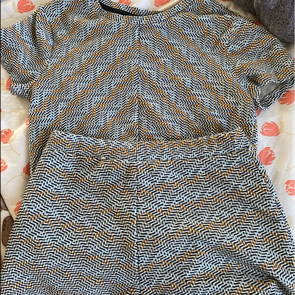 Pattern Top & Shorts Set - Picture 3 of 4